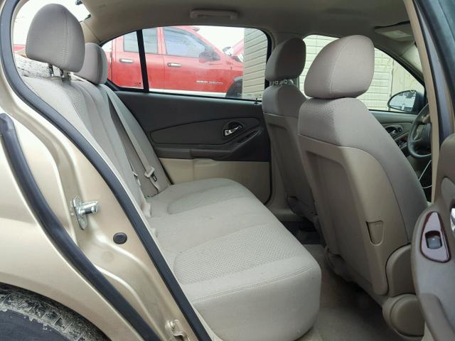 1G1ZS51F66F277882 - 2006 CHEVROLET MALIBU LS 金色 照片 6
