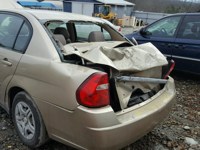 1G1ZS51F66F277882 - 2006 CHEVROLET MALIBU LS 金色 照片 9