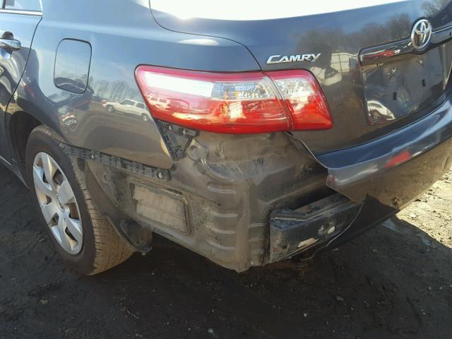 4T1BE46K39U304287 - 2009 TOYOTA CAMRY BASE GRAY photo 9