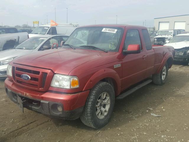 1FTLR4FE6APA13194 - 2010 FORD RANGER SUP RED photo 2