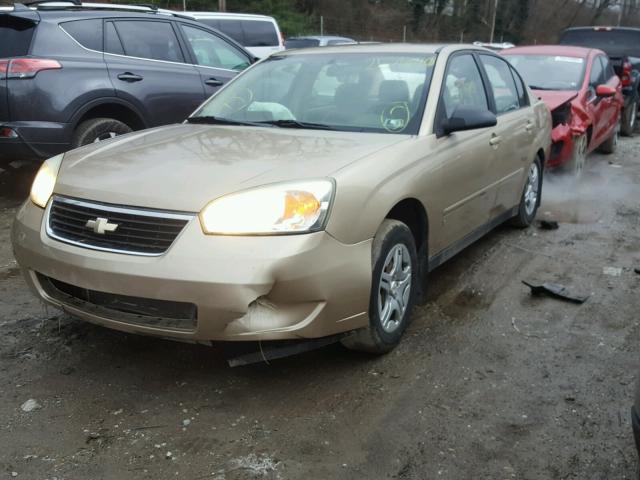 1G1ZS51F76F297834 - 2006 CHEVROLET MALIBU LS TAN photo 2