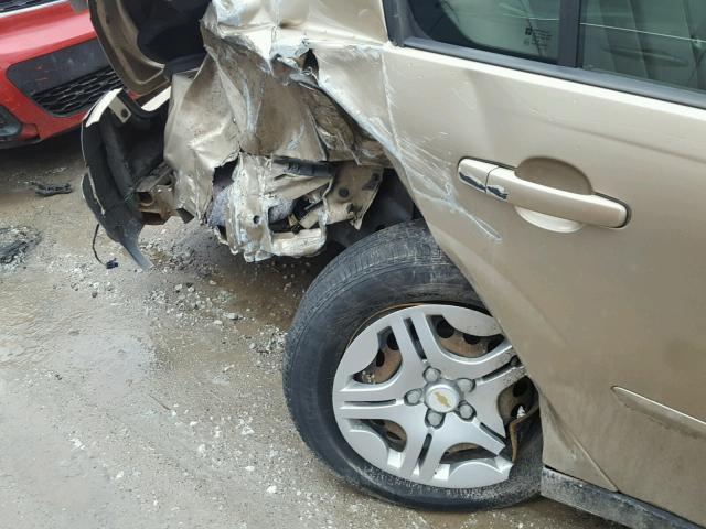 1G1ZS51F76F297834 - 2006 CHEVROLET MALIBU LS TAN photo 9