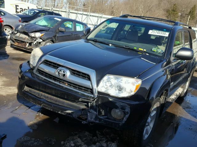 JTEBU14R48K007864 - 2008 TOYOTA 4RUNNER SR BLACK photo 2