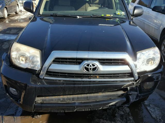 JTEBU14R48K007864 - 2008 TOYOTA 4RUNNER SR BLACK photo 7