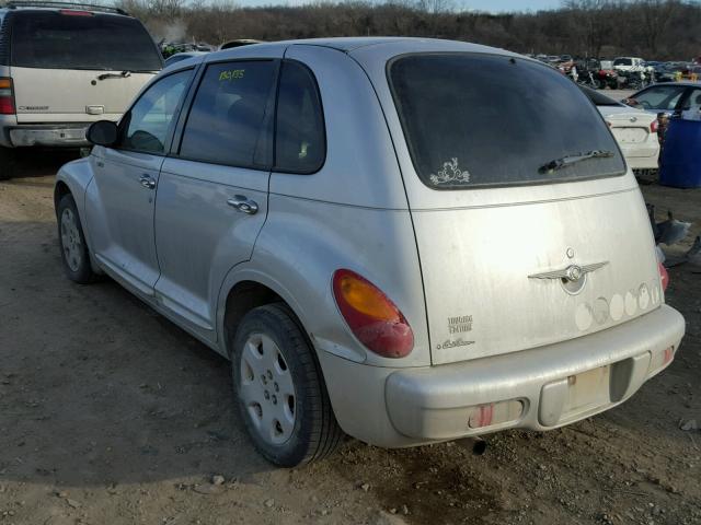 3C4FY58B15T526637 - 2005 CHRYSLER PT CRUISER SILVER photo 3