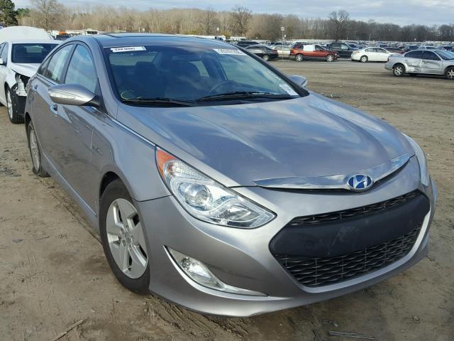 KMHEC4A43BA001710 - 2011 HYUNDAI SONATA HYB SILVER photo 1