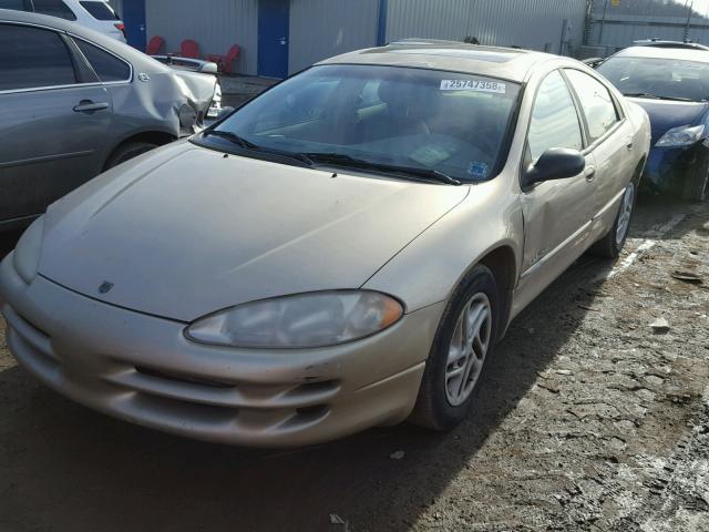 2B3HD46R4YH302341 - 2000 DODGE INTREPID GOLD photo 2