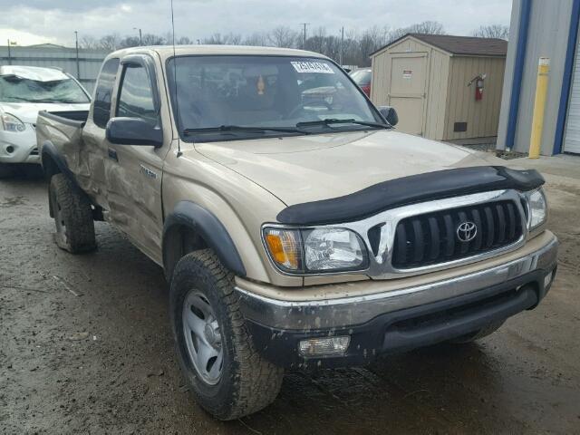 5TEWM72N43Z238342 - 2003 TOYOTA TACOMA XTR TAN photo 1