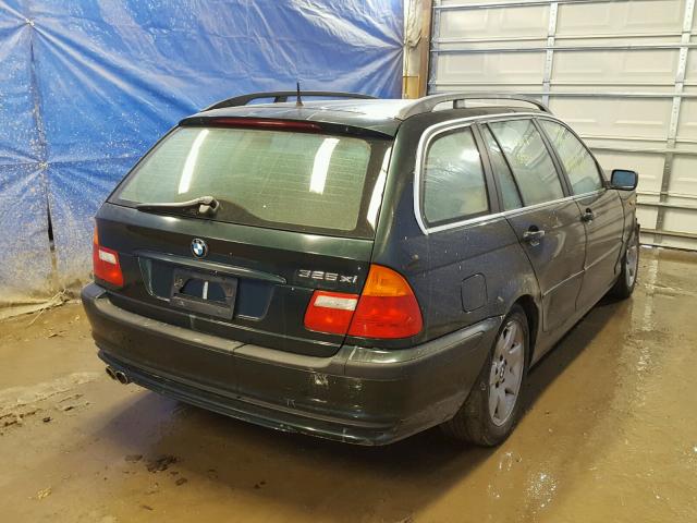 WBAEP33423PF03378 - 2003 BMW 325 XIT GREEN photo 4