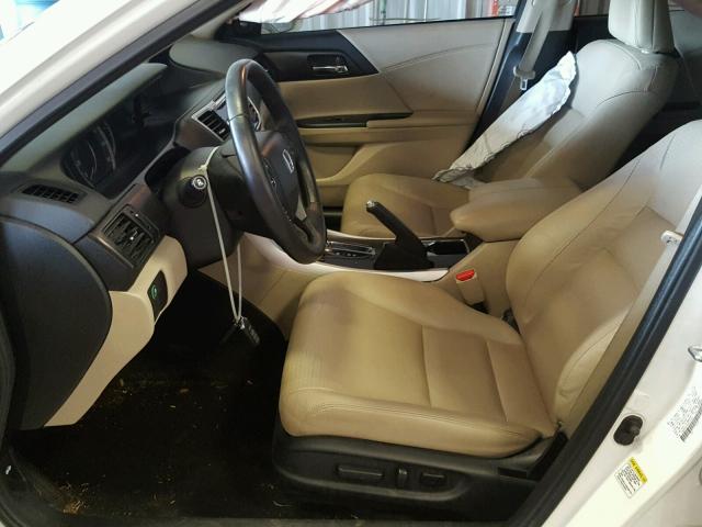 1HGCR3F80DA025466 - 2013 HONDA ACCORD EXL WHITE photo 5