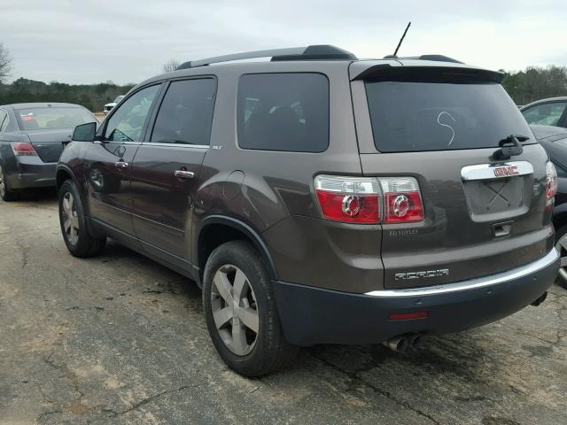 1GKLRMED7AJ247473 - 2010 GMC ACADIA SLT Qəhvəyi foto 3