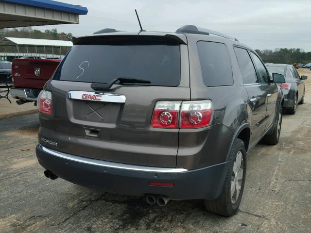 1GKLRMED7AJ247473 - 2010 GMC ACADIA SLT BROWN photo 4