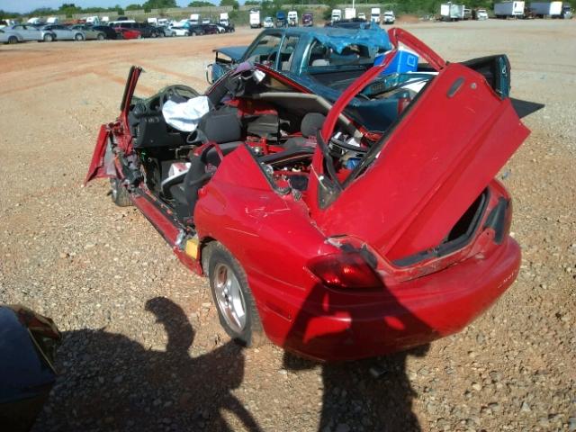 1G2JB12F147342001 - 2004 PONTIAC SUNFIRE RED photo 3