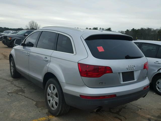 WA1BY74LX7D061061 - 2007 AUDI Q7 3.6 QUA SILVER photo 3