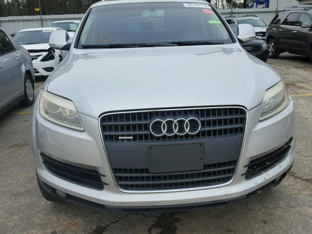 WA1BY74LX7D061061 - 2007 AUDI Q7 3.6 QUA SILVER photo 9