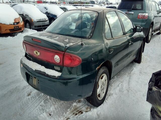 1G1JC52F747148033 - 2004 CHEVROLET CAVALIER GREEN photo 4