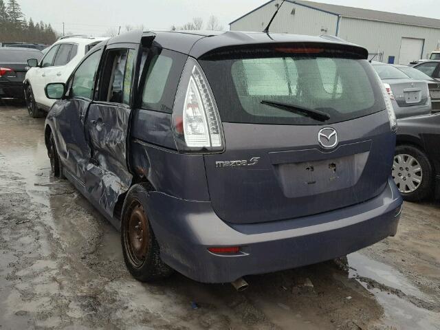 JM1CR2W30A0361018 - 2010 MAZDA 5 GRAY photo 3