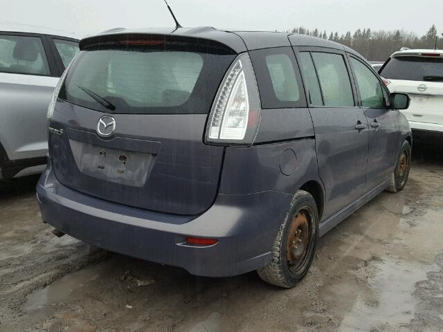 JM1CR2W30A0361018 - 2010 MAZDA 5 GRAY photo 4