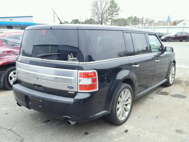 2FMHK6DT4DBD00869 - 2013 FORD FLEX LIMIT BLACK photo 4