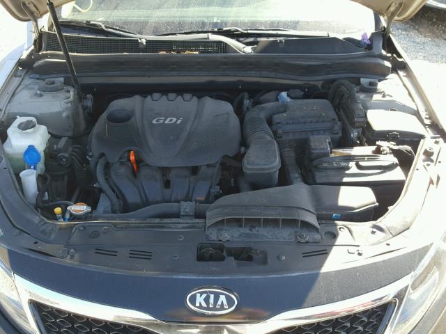 KNAGM4A73B5118830 - 2011 KIA OPTIMA LX GRAY photo 7