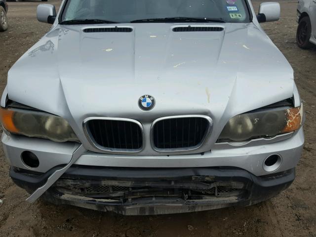 5UXFA53562LP57867 - 2002 BMW X5 3.0I SILVER photo 7