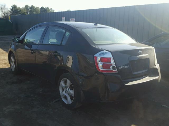 3N1AB61E78L662977 - 2008 NISSAN SENTRA 2.0 BLACK photo 3