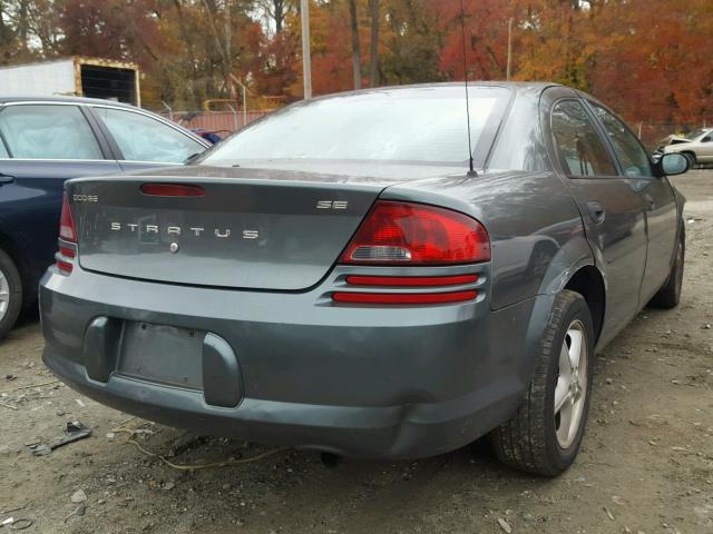 1B3EL36T73N598211 - 2003 DODGE STRATUS SE GRAY photo 4