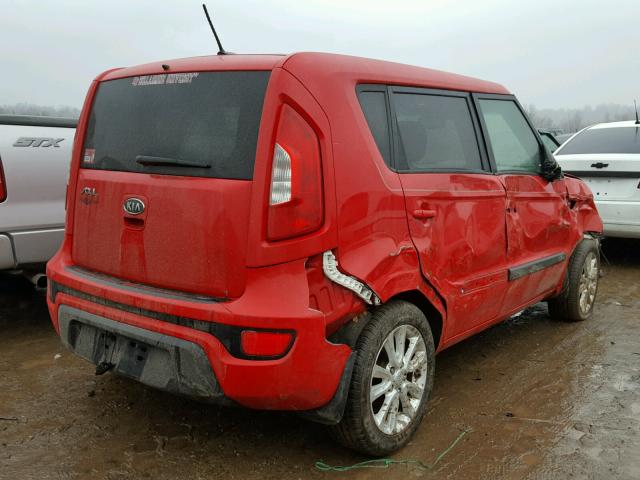 KNDJT2A6XC7365954 - 2012 KIA SOUL + RED photo 4