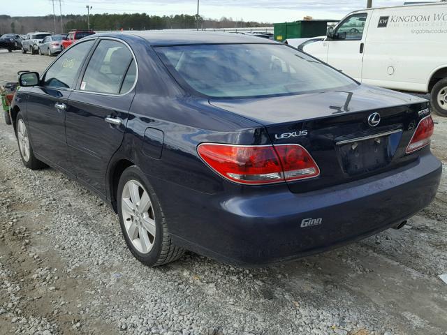 JTHBA30G365167788 - 2006 LEXUS ES 330 BLUE photo 3