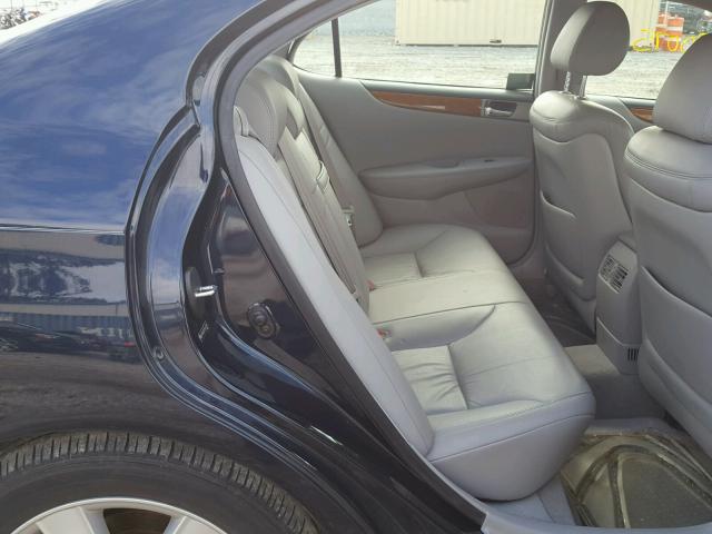 JTHBA30G365167788 - 2006 LEXUS ES 330 BLUE photo 6