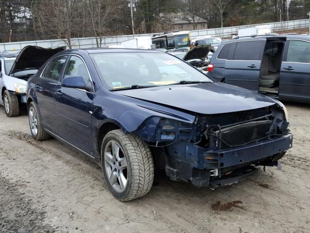 1G1ZH57B584247869 - 2008 CHEVROLET MALIBU 1LT BLUE photo 1