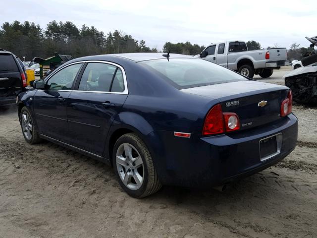 1G1ZH57B584247869 - 2008 CHEVROLET MALIBU 1LT BLUE photo 3