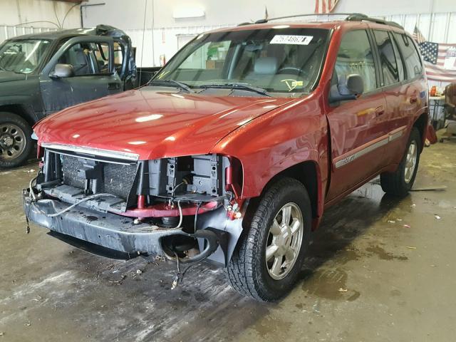 1GKDT13S032301232 - 2003 GMC ENVOY RED photo 2