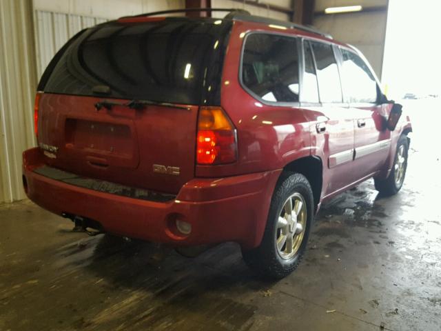 1GKDT13S032301232 - 2003 GMC ENVOY RED photo 4