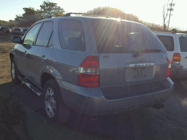 2HNYD18281H507318 - 2001 ACURA MDX GRAY photo 3