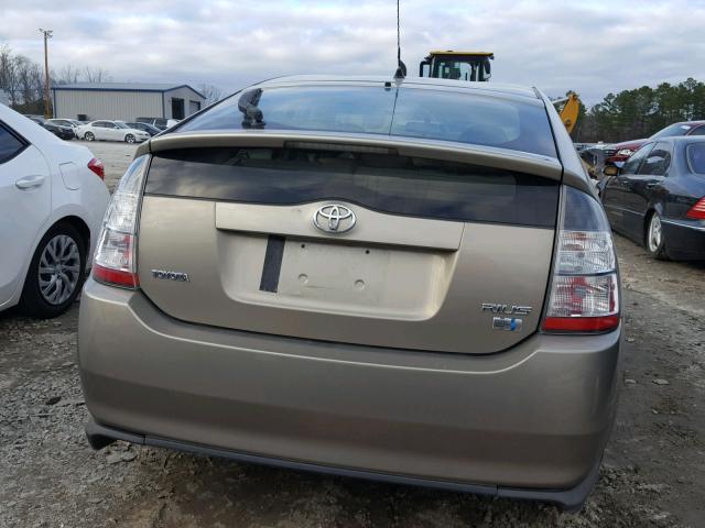 JTDKB20U553063926 - 2005 TOYOTA PRIUS TAN photo 9