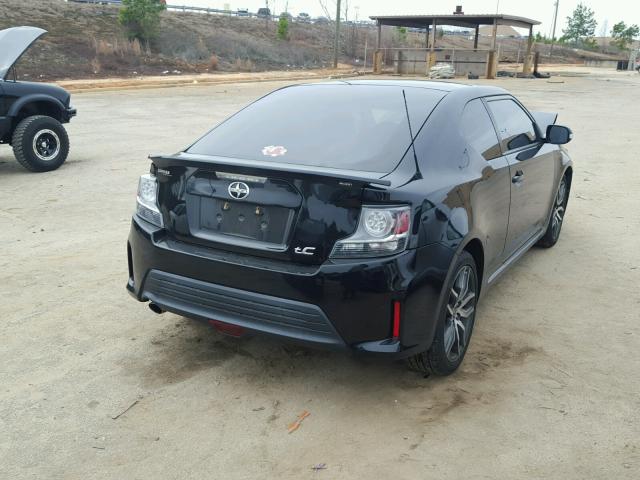 JTKJF5C79E3087873 - 2014 TOYOTA SCION TC BLACK photo 4