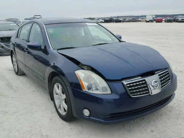 1N4BA41E04C828146 - 2004 NISSAN MAXIMA SE BLUE photo 1