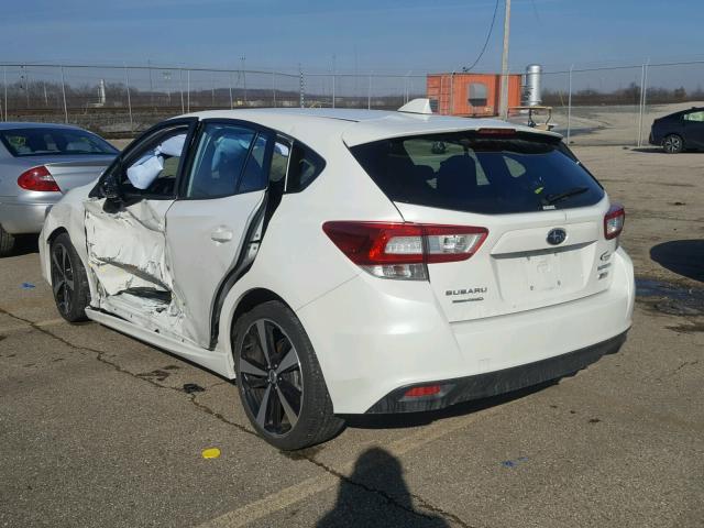 4S3GTAM66H3708337 - 2017 SUBARU IMPREZA SP WHITE photo 3