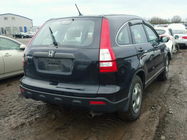 5J6RE48309L063796 - 2009 HONDA CR-V LX BLACK photo 4