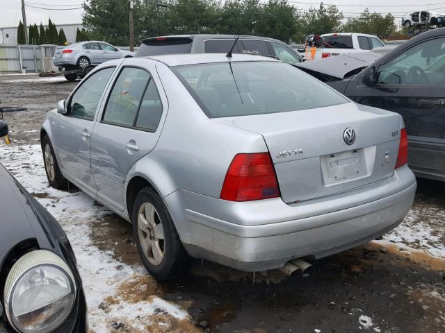 3VWSE69M23M142223 - 2003 VOLKSWAGEN JETTA GLS SILVER photo 3