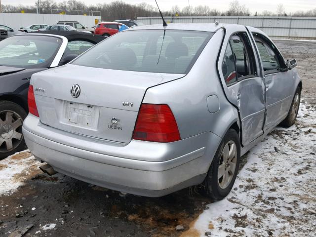 3VWSE69M23M142223 - 2003 VOLKSWAGEN JETTA GLS SILVER photo 4