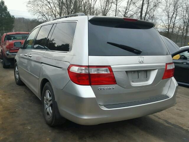 5FNRL38637B452495 - 2007 HONDA ODYSSEY EX SILVER photo 3