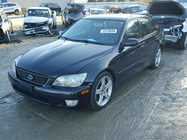 JTHBD192230066673 - 2003 LEXUS IS 300 BLACK photo 2