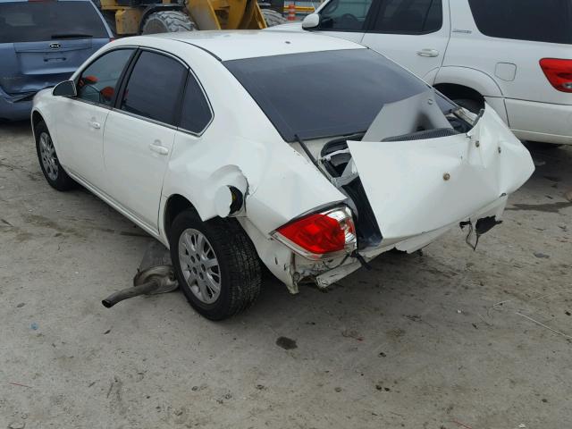 2G1WS583089282389 - 2008 CHEVROLET IMPALA POL WHITE photo 3