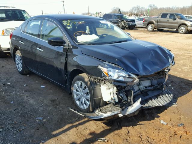 3N1AB7APXGY212703 - 2016 NISSAN SENTRA S BLACK photo 1