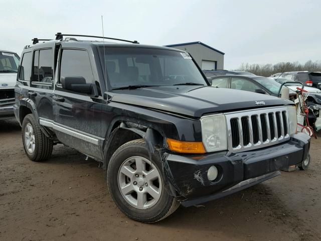 1J8HG58216C318467 - 2006 JEEP COMMANDER BLACK photo 1