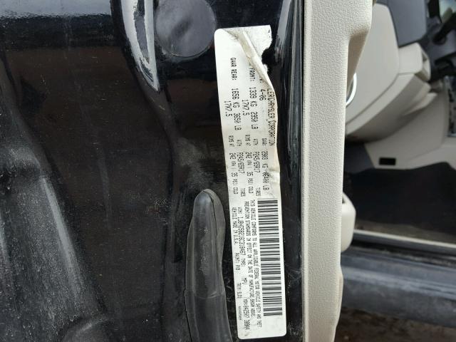 1J8HG58216C318467 - 2006 JEEP COMMANDER BLACK photo 10