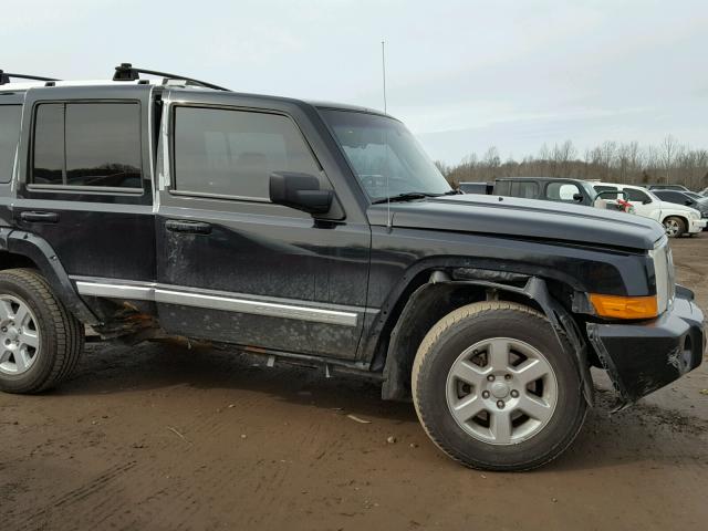 1J8HG58216C318467 - 2006 JEEP COMMANDER BLACK photo 9