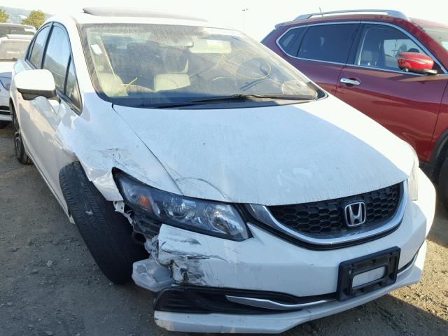 2HGFB2F82FH530134 - 2015 HONDA CIVIC EX WHITE photo 1